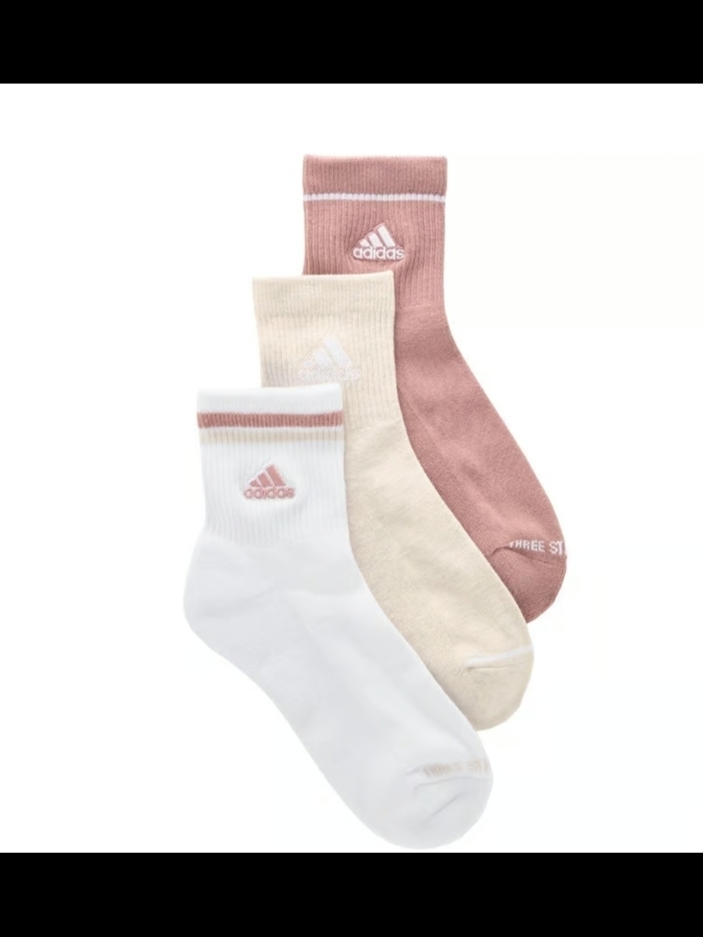 adidas Women's 3-Pk Cushioned Climacool Sport High Quarter Socks Shoe Size 5-10